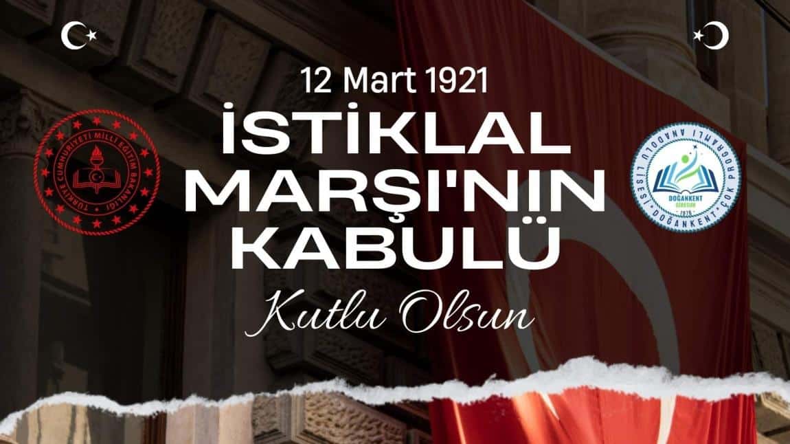 Okulumuzda 12 Mart İstiklal Marşı'nın Kabulü ve Mehmet Akif Ersoy'u anma programı düzelendi.  