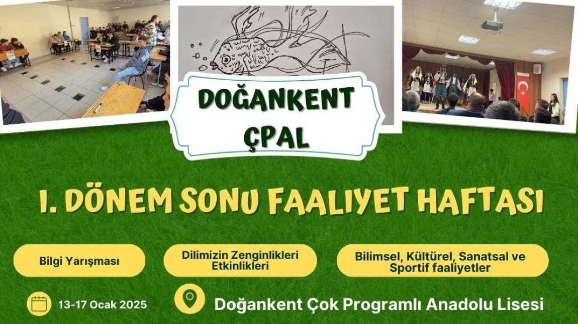 Okulumuzda 2024-2025 I. Dönem Sonu Faaliyet Haftası Etkinlikleri Hazırladığımız Faaliyet Planı Çerçevesinde Yapılmıştır